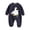 B3-Navy, variant on 3-6M 9-12M 18-24M Preemie Girls Romper Baby Clothing Fall Winter Newborn Long Sleeved Sleepers Infant Girl Comfy Pajamas Toddler Bodysuit Sizes 4-8 Months,Navy