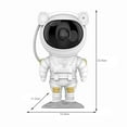 thumbnail image 4 of Lámpara de proyección de estrellas de astronauta, proyector de galaxia de estrellas para dormitorio de niños, luces nocturnas de amte, adornos decorativos, 4 of 8
