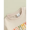 thumbnail image 5 of Bagilaanoe Newborn Baby Girl Thanksgiving Romper Sweatshirt Long Sleeve Bodysuits Letter Print Pullover 6M 12M 18M 24M Infant Casual Tee Tops, 5 of 8