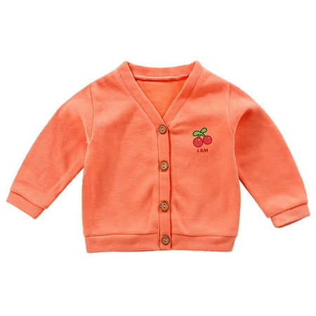 

Autumn Toddler Boy Girl Cartoon Cardigan Sweater Little Kids Sweatershirt Coat
