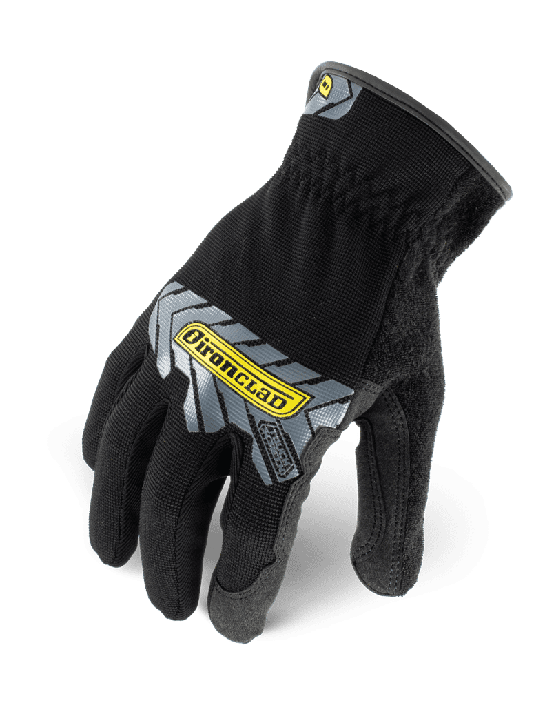 Ironclad Command Touch Screen Utility Work Gloves; Black