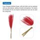 thumbnail image 4 of Uxcell 8Pcs Hierba de Pampas Falsa 21" Falsa Pampas para Decoración de Bodas Roja, 4 of 7