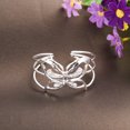 thumbnail image 2 of Moda con pulsera de mariposa de cristal de perforación de circonio Likrtyny Para estrenar, 2 of 6