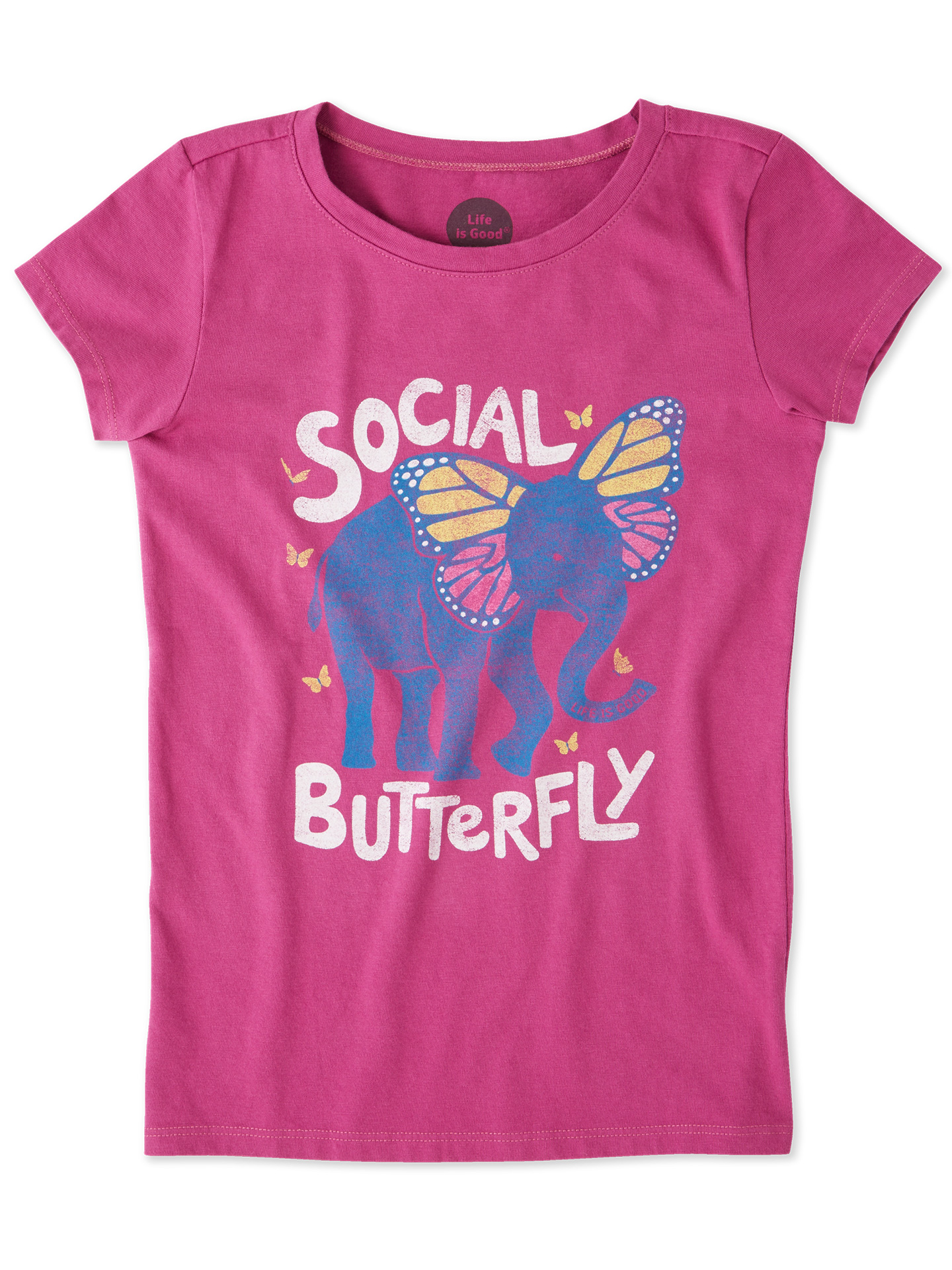 Life is Good Girls' Social Butterfly 