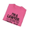 thumbnail image 4 of Funny Saying Lawyer Learning School Sarcastic Pun Gag Novelty Women Men Sarcasm Husband Worker Father Unisex Softstyle T-Shirt, 4 of 4
