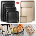 thumbnail image 2 of CAROOTU Plaques de Cuisson pour Four Plaque à Biscuits Antiadhésive Plateau de Cuisson Grand Usage Intensif Sans Rouille Non Toxique, 2 of 7
