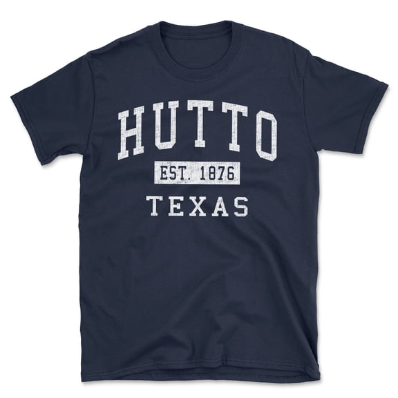Hutto Texas Classic Established Men's Cotton T-Shirt