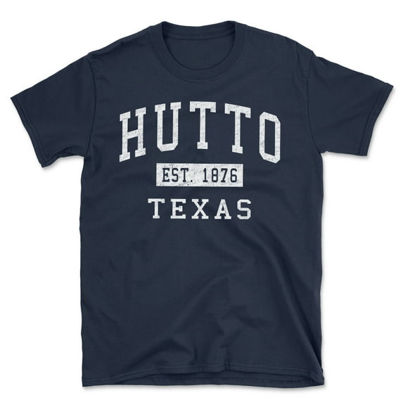 Hutto Texas Classic Established Men's Cotton T-Shirt