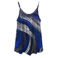 thumbnail image 4 of Puntoco Blusas de cuello cuadrado, blusas casuales de moda para mujer, camisetas holgadas estampadas, camisolas de cuello redondo, 4 of 4