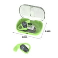 thumbnail image 3 of PPgejGEK Wireless Bluetooth Earphones with Bones Conduction, Semi Transparent Charging Compartment, Digital Display, and Rotatable Earloop for Sports and Running Reduced Price, 3 of 7