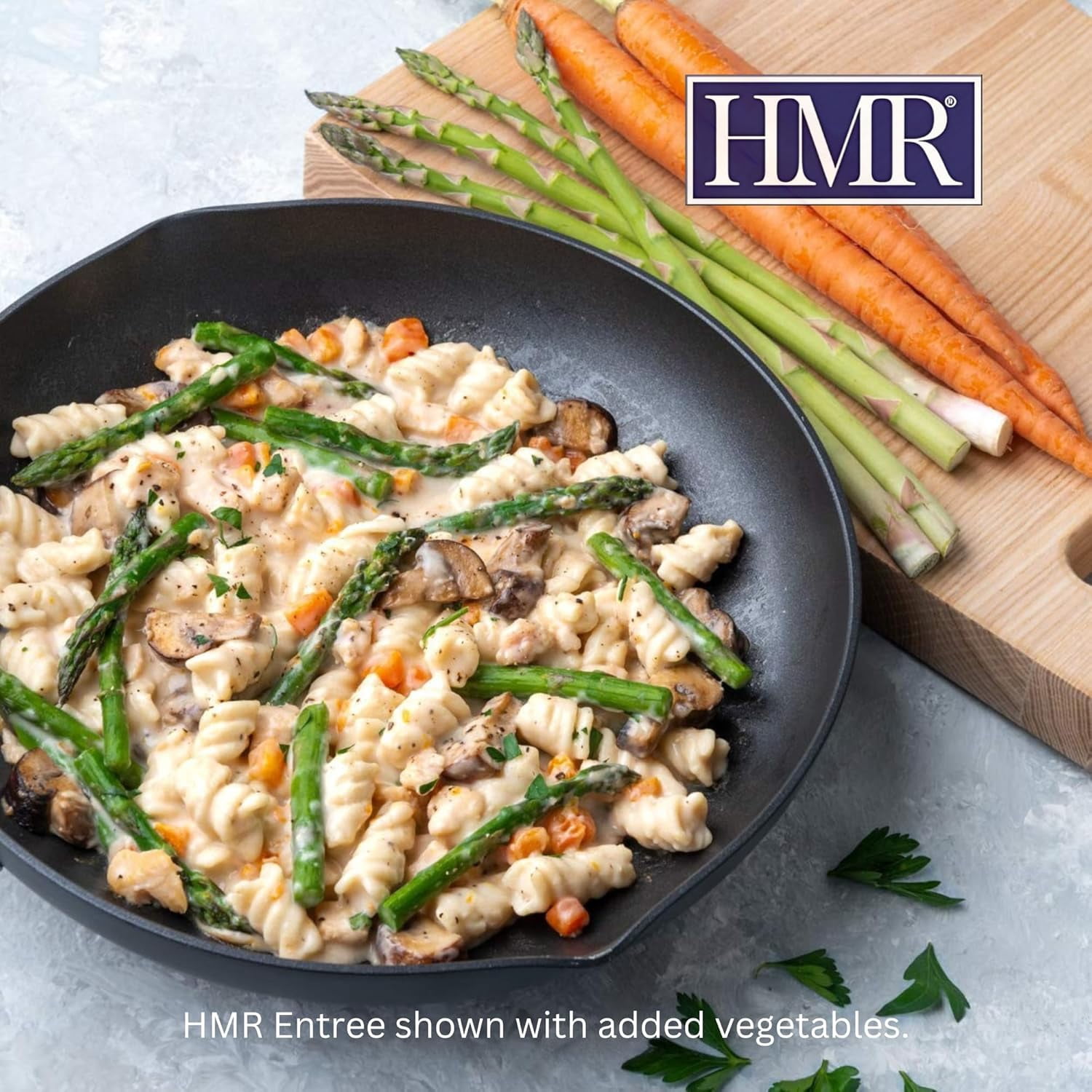 HMR Rotini Chicken Alfredo Entree, 7 oz. Servings, 6 Meals