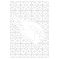 thumbnail image 2 of In the Sports Zone - NFL Adult Coloring Book, Arizona Cardinals, 2 of 4