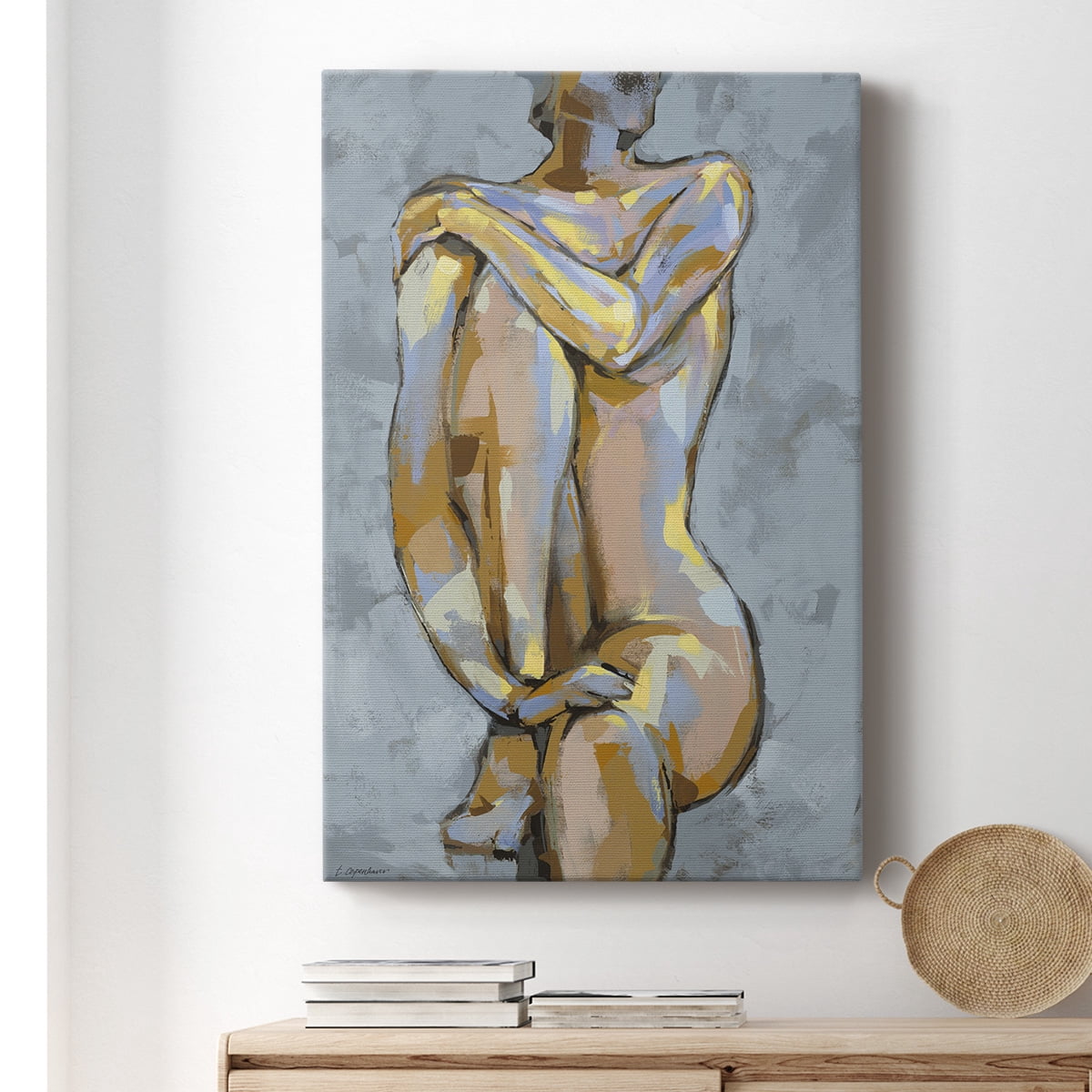 Grey Maiden I Premium Gallery Wrapped Canvas - Ready to Hang