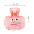 thumbnail image 2 of Unique Bargains Lightweight Big Mouth Fish-Shaped Toothbrush Covers for Travel Plastic Pink, 2 of 5