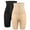 Black Beige 2 pc, variant on MISS MOLY Womens Firm Tummy Control Shorts High Waist Postpartum Compression Shapewear Belly Slimming Underwear