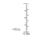 thumbnail image 2 of AoneJewelry Wedding Engagement Band In 10K Solid Rose, White & Yellow Gold, 2 of 5