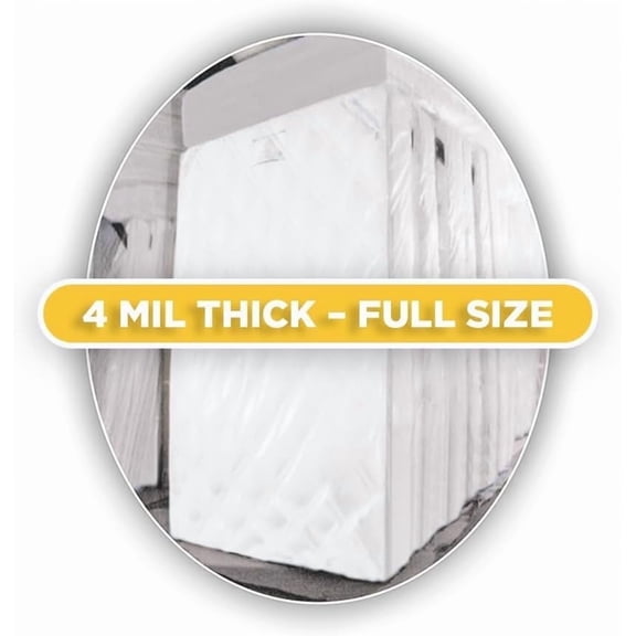 Ultrasac Moving and Storage Mattress bag - FULL - 4 Mil 66" x 90" - 1 Count