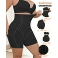 thumbnail image 3 of USEASY Seamless Shapewear Shorts for Women Tummy Control Butt Lifting Shaping Shorts High-Waisted Thigh Slimmer Panties, 3 of 6