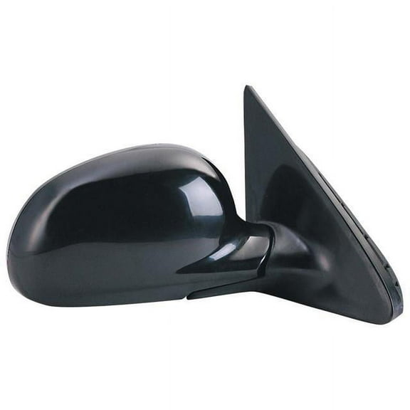 63513H - Fit System Passenger Side Mirror for 92-95 Honda Civic Hatchback/ Coupe, black, foldaway, Power