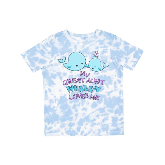 Inktastic My Great Aunt Whale-y Loves Me Boys or Girls Toddler T-Shirt