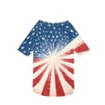 thumbnail image 6 of Dog Shirt, Lightweight Pet Clothes and Breathable Doggy Tee for Independence Day, Patriotic Apparel for Small to Extra Large Dogs, Multiple Colors and Sizes XS-5XL, 1pc, 6 of 6