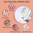 thumbnail image 6 of Saviland Clear Builder Nail Gels Kit - 4 Colors Harden Gel Nail Extension with Base/Top Coat,100PCS Nail Forms and Acrylic Nail Brush, 6 of 7