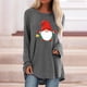 thumbnail image 2 of Sudadera para Mujer Cuello Redondo Sudaderas Moda Estampado Manga Larga Cómodo Transpirable Tops Odeerbi ODB-5, 2 of 5