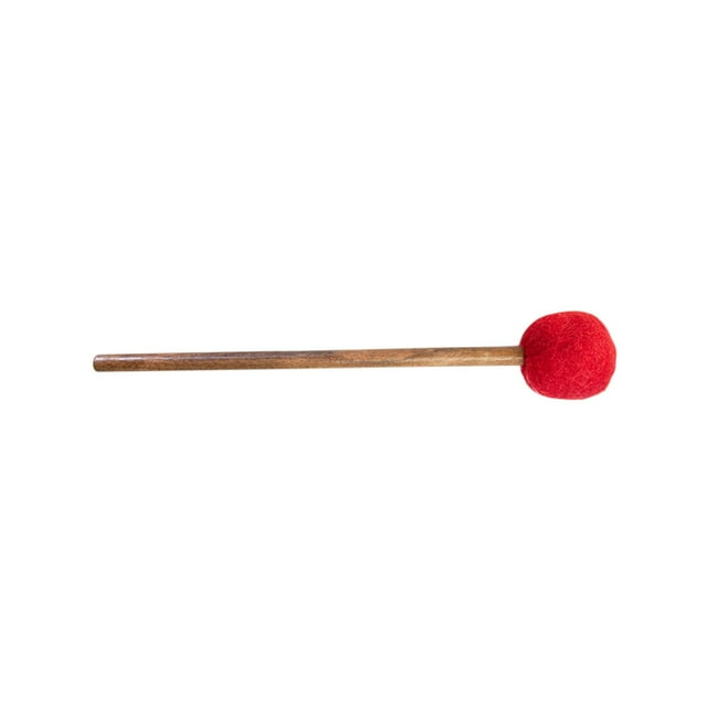 ZLight Bol de Son Maillet de Remplacement Instrument Fait Main Bâton de Musique 26cmx4cm Bol Accessoire Rouge Fin