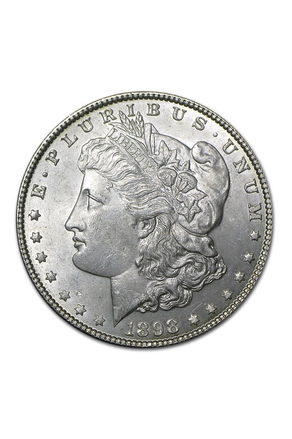 1898 O Morgan Dollar $1 Brilliant Uncirculated - 90% Silver