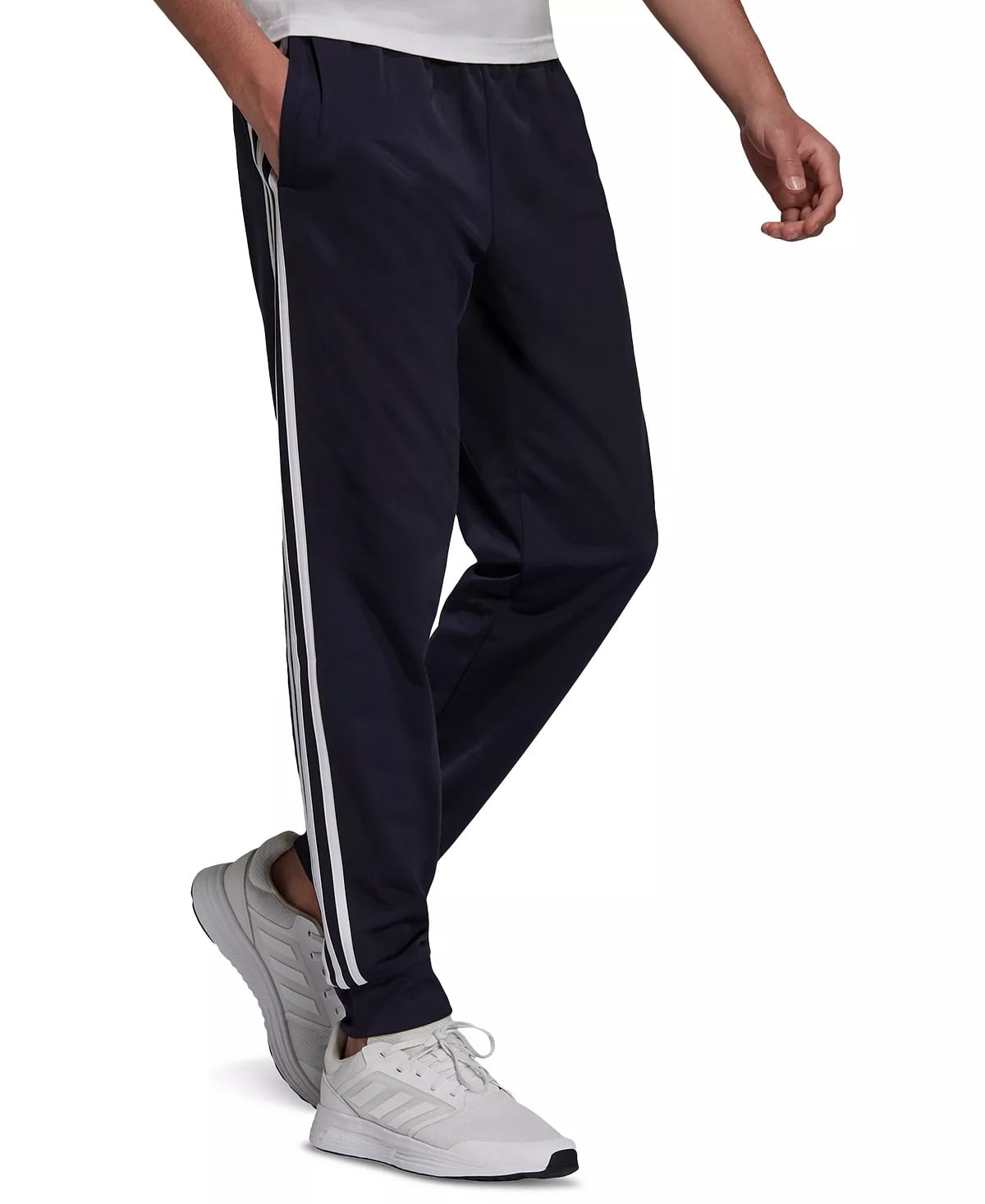 Pants, LEGEND Tricot Men\'s US Jogger Adidas INK/WHITE Large