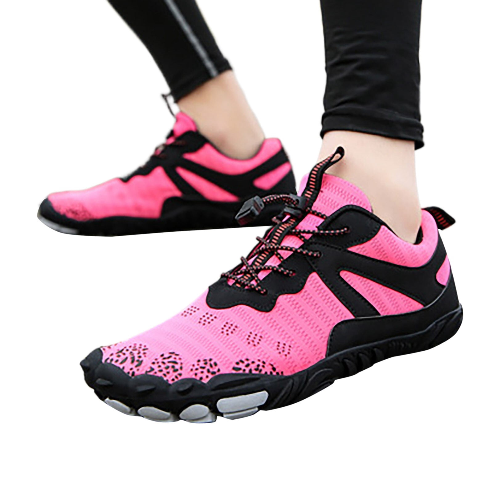 VBARHMQRT Hiking Water Shoes Women New Large Size Mesh Flat Round Toe Wading Shoes Couples Fitness and Sports Water Shoes Outdoor Versatile Five Toe Hiking Shoes Hiking Water Shoes Kids