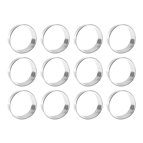 Circle Biscuit Dozen Cookie Cutters 3 inches/each O1065-W12 - The Cookie Cutter Shop - Tin Plate Steel