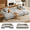 Light Gray, variant on Gacale 112" U-Shaped Sleeper Sofa Bed, Convertible Pull Out Couch Sectional Sofa with Double Chaise for Living Room, Light Gray