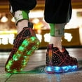 thumbnail image 5 of Kids Light Up Shoes Led Flash Sneakers with Spider Upper USB Charge for Boys Girls Toddles Best Gift for Birthday Thanksgiving Christmas Day, 5 of 6