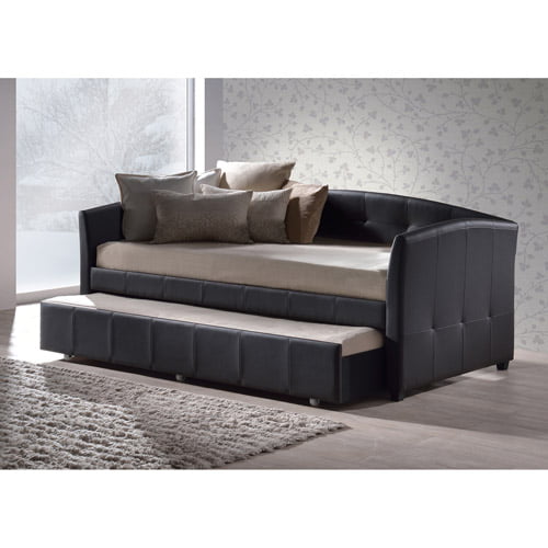 Napoli Daybed With Trundle Brown Walmart Com Walmart Com