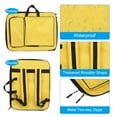 thumbnail image 4 of Uxcell 14.2" x 19.3" Art Portfolio Bag Backpack, Drawing Organizer, Yellow, 4 of 5