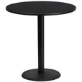 thumbnail image 1 of Bowery Hill 42" Table de Bar Ronde en Noir, 1 of 2