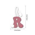 thumbnail image 3 of Decoraciones de Pascua, adornos de Pascua, regalos de Pascua Adorno de letra con orejas de conejo de madera de Pascua Letrero colgante de madera, 3 of 6