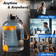 thumbnail image 5 of La botella de agua Estrela garantiza que bebas suficiente agua diariamente para hacer ejercicio, gimnasio y actividades al aire libre., 5 of 5