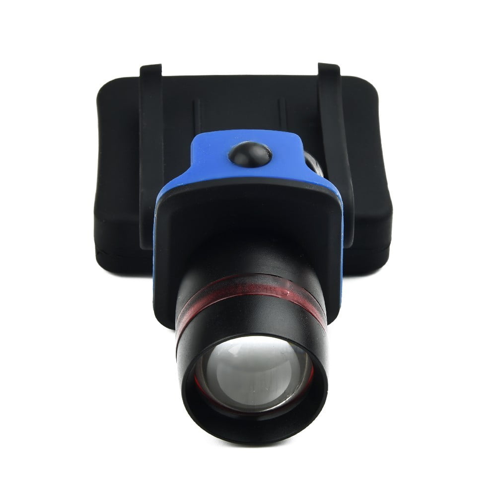 Outdoor LED ClipOn Headlamp Zoomable Head Torch Cap Light Fishing