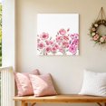 thumbnail image 6 of Canvas Wall Art, Pink Spring Floral Framed Canvas Prints for Bathroom Kitchen, Summer Botanical Watercolor Flower Gallery Wrapped Wall Decor for Home Office, Gifts, 10"x10" Ship Next Day, 6 of 9