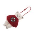 thumbnail image 6 of Unique Bargains 1 Pc Handbag Charm Cute Beaded Chain Handbag Accessories Beige, 6 of 6