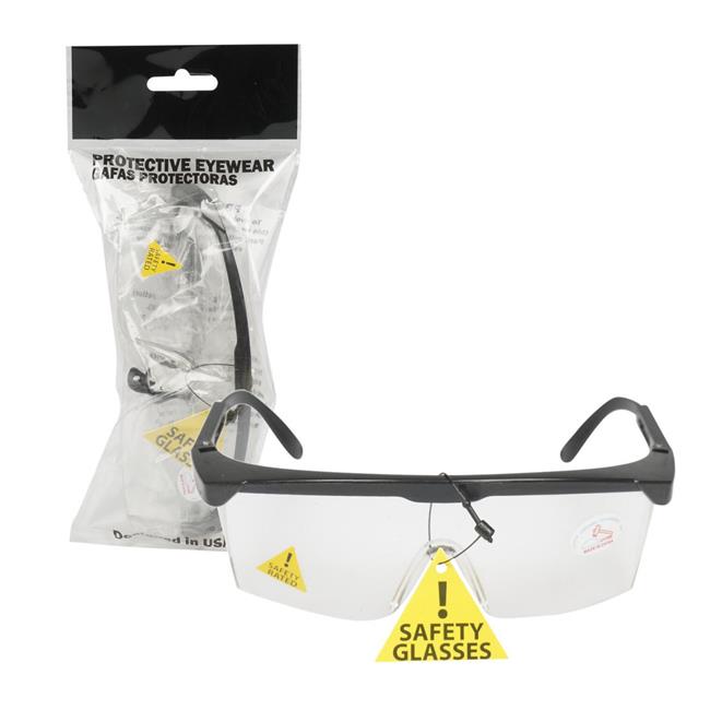 DDI 2332822 Clear Plastic Safety Glasses, Case of 48