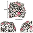 thumbnail image 2 of Xecao Rose Mix Leopard 3 Print Knit Hat,Winter Beanie for Men Women, Beanie Soft Warm Ski Stocking Cuffed Cap, 2 of 7