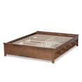 thumbnail image 4 of Bowery Hill Traditional Wood Full Size Storage Bed Frame in Ash Walnut Brown, 4 of 6