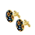 thumbnail image 2 of Sunflower Elegant Stainless Steel Mens Cufflinks Ideal for Shirt Cufflinks, Shirt Clips, Formal Attire and Business Events, 2 of 6