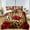 Red, variant on 8 Pieces Comforter Set Cheetah Printed Comforter Set with Sheet Set Soft and Comfortable Pink Flower and Leopard Printed Bedding Comforter Sets for Girls and Women