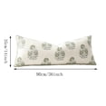 thumbnail image 2 of Fmbmuo Long Lumbar Pillow , Removable Vintage Floral Rectangular Pillow , For Couch Sofa Bed Living Room Home Decor, 2 of 7