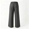 thumbnail image 7 of Tsivenald Womens Linen Wide Leg Pants Elastic Drawstring Waist Lightweight Breathable Summer Beach Casual Trousers, 7 of 7