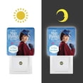 thumbnail image 3 of El Regreso de Mary Poppins Luz nocturna LED con sensor de anochecer a amanecer para dormitorio, baño, pasillo, escaleras - Lámpara LED nocturna de enchufe, 0.5W - 1 pieza, 3 of 6